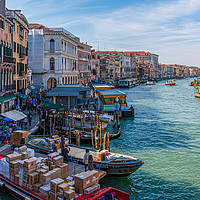 Buy canvas prints of Grand Canal Around the Bend by Darryl Brooks