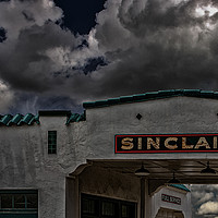 Buy canvas prints of Old Sinclair Station by Darryl Brooks
