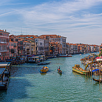 Buy canvas prints of Rialto Station in Grand Canal by Darryl Brooks