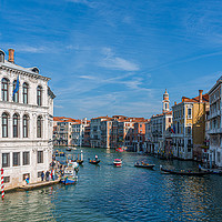 Buy canvas prints of Bend in the Grand Canal by Darryl Brooks