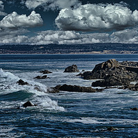 Buy canvas prints of Dramatic Sea and Sky by Darryl Brooks