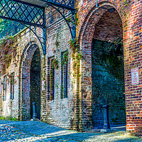 Buy canvas prints of Old Brick Arches by Darryl Brooks