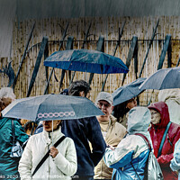 Buy canvas prints of Raining in Barcelona by Darryl Brooks