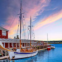 Buy canvas prints of Sailboat at Halifax Dock by Darryl Brooks