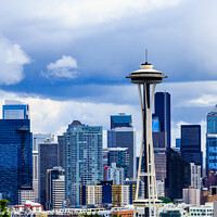 Buy canvas prints of Seattle Skyline by Darryl Brooks