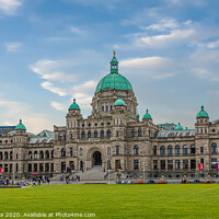 Buy canvas prints of British Columbia Parliament by Darryl Brooks