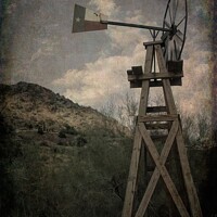 Buy canvas prints of Windmill by Darryl Brooks
