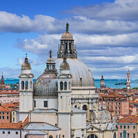 Buy canvas prints of Old Venice Church Domes by Darryl Brooks