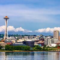 Buy canvas prints of Seattle From Sea by Darryl Brooks