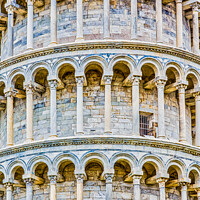 Buy canvas prints of Single Door in Pisa Tower by Darryl Brooks
