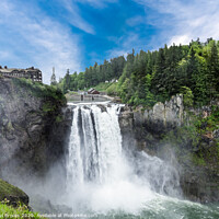 Buy canvas prints of Dramatic Snoqualmie Falls by Darryl Brooks