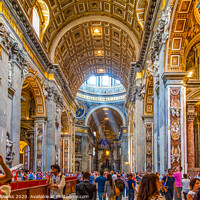 Buy canvas prints of St Peters Basilica by Darryl Brooks