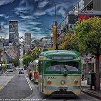 Buy canvas prints of Streetcar Named Embarcadero by Darryl Brooks