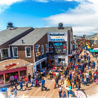 Buy canvas prints of The Hook at Pier 39 by Darryl Brooks