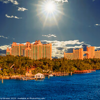 Buy canvas prints of Tropical Nassau Resort by Darryl Brooks