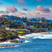 Buy canvas prints of White Surf on Coast of Puerto Rico by Darryl Brooks