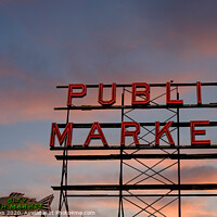 Buy canvas prints of Public Market in Seattle by Darryl Brooks