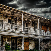 Buy canvas prints of Old Abandoned House with Peeling Paint by Darryl Brooks