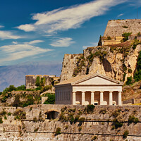 Buy canvas prints of Greek Temple by Coast by Darryl Brooks