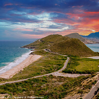 Buy canvas prints of Point of Land in St Kitts by Darryl Brooks