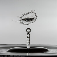 Buy canvas prints of Mid Air Droplet Collision by Derek Hickey
