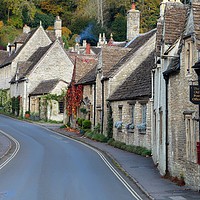 Buy canvas prints of Castle Combe Street by Derek Hickey