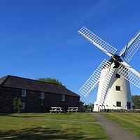 Buy canvas prints of Llynnon Mill, Anglesey                             by Derek Hickey