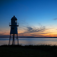 Buy canvas prints of Black Nore Lighthouse by Derek Hickey