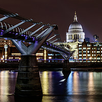 Buy canvas prints of St Pauls Cathedral Long Exposure by John Lawrence