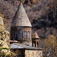 Buy canvas prints of egeghard tower in Armenia by Alexander Ov