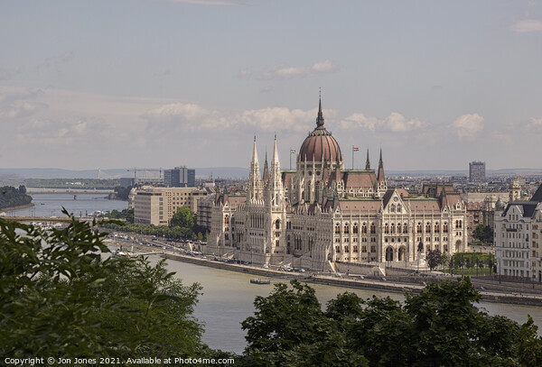 Hungarian Parliament Building in Budapest  Picture Board by Jon Jones