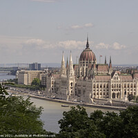 Buy canvas prints of Hungarian Parliament Building in Budapest  by Jon Jones