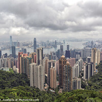 Buy canvas prints of Hong Kong cityscape from Victoria Peak by Jon Jones