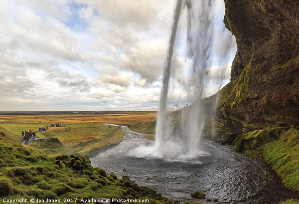 Seljalandsfoss Waterfall, Iceland Picture Board by Jon Jones