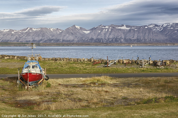 The Icelandic Boatyard in Northern Iceland  Picture Board by Jon Jones