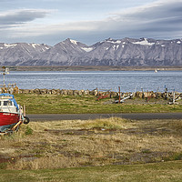 Buy canvas prints of The Icelandic Boatyard in Northern Iceland  by Jon Jones