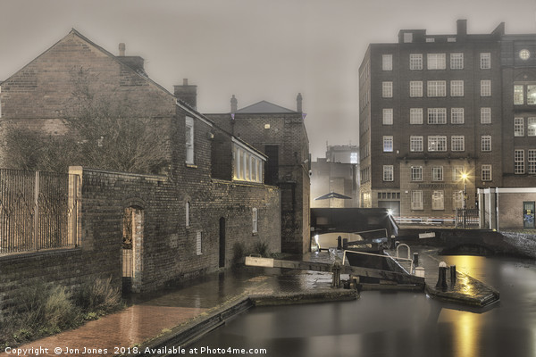 The Canals of Birmingham Picture Board by Jon Jones
