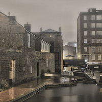 Buy canvas prints of The Canals of Birmingham by Jon Jones