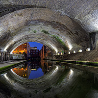 Buy canvas prints of The Old Canal Tunnel, Birmingham by Jon Jones