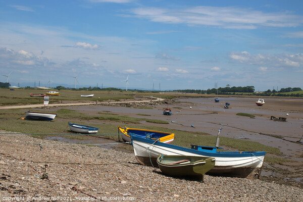 Boats Sunderland Point Picture Board by Andrew Bell