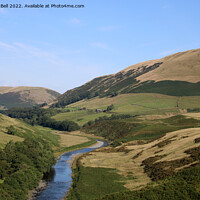 Buy canvas prints of Lune Gorge in Cumbria by Andrew Bell