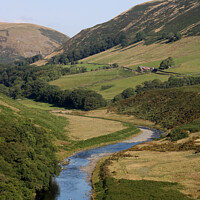 Buy canvas prints of Lune Gorge, Cumbria by Andrew Bell