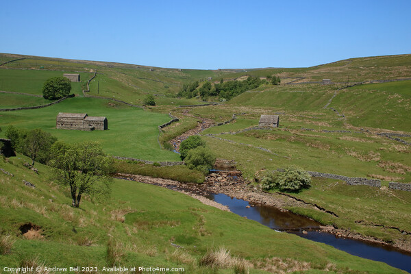 Serene Swaledale Picture Board by Andrew Bell