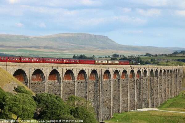 British India Line Ribblehead Picture Board by Andrew Bell