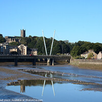 Buy canvas prints of Lancaster's Historic Trio: Castle, Priory, River by Andrew Bell