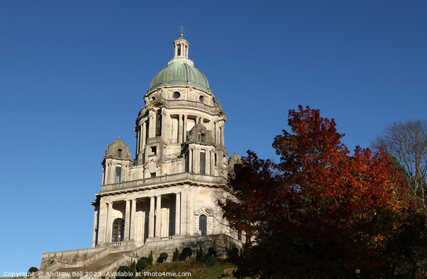 Ashton Memorial Autumn Picture Board by Andrew Bell
