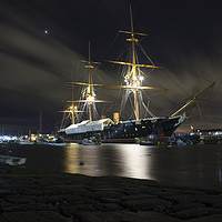 Buy canvas prints of HMS Warrior 1860 by ROSS EMERY