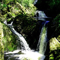Buy canvas prints of Pecca Falls, Ingleton, North Yorkshire.  by Stephen Carvell