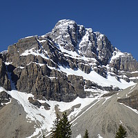 Buy canvas prints of Crowfoot Glacier, Banff National Park , Canada. by Stephen Carvell