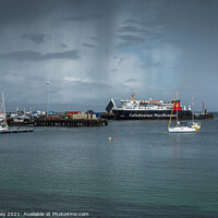 Buy canvas prints of Mallaig Harbour by Liz Withey